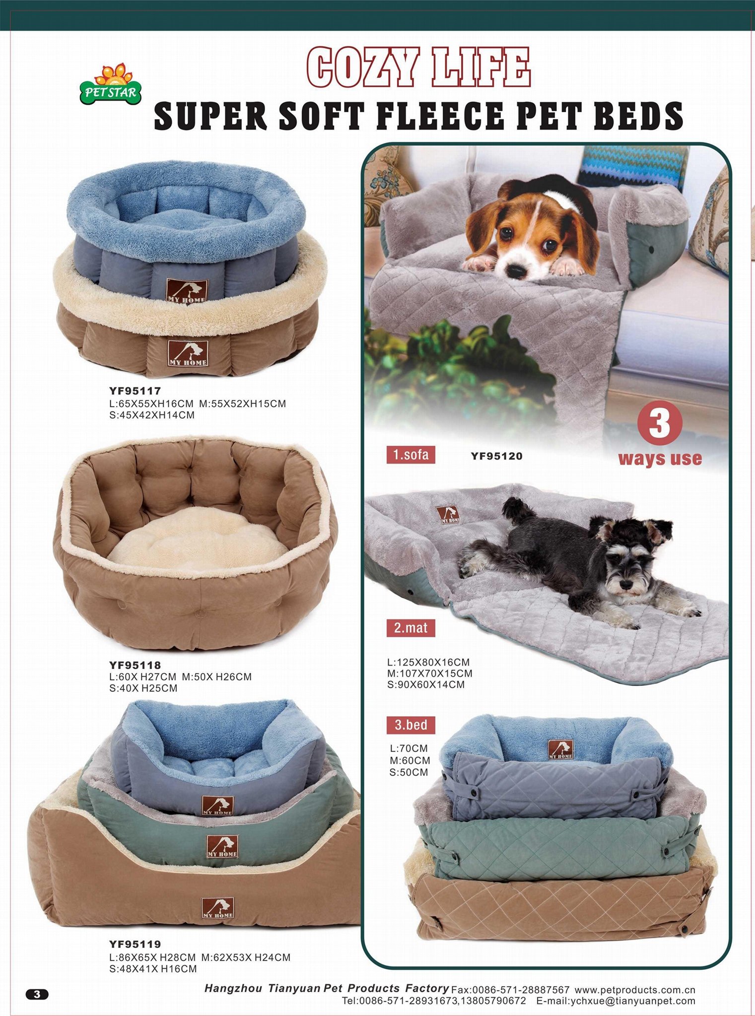  2018 Amazon pet accessories dog bed pet luxury soft pet beds for dogs 2