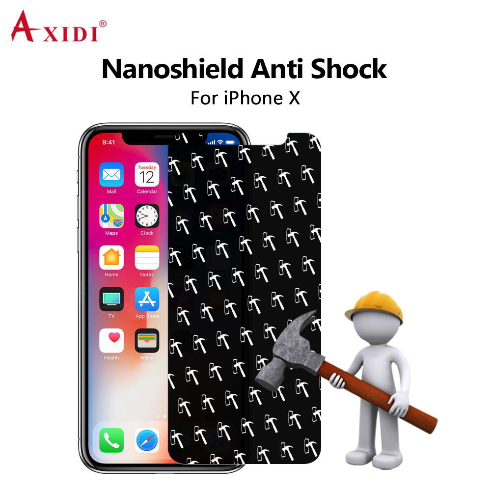 Nanoshield Super Strong Anti Shock Screen Protector For iPhone X