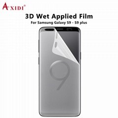 TPU Water Application 3D Curved Full Screen Protective Film For Samsung S9