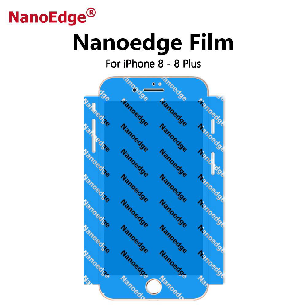 Nano Edge 5D Coverage Front To Sides Full Screen Protector For iPhone 8 Plus