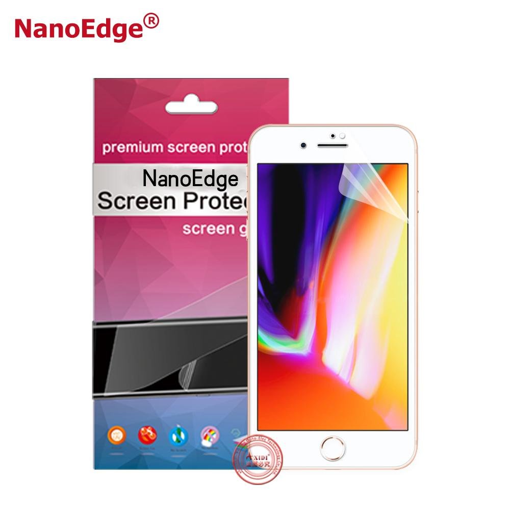 Nano Edge 5D Coverage Front To Sides Full Screen Protector For iPhone 8 Plus 5
