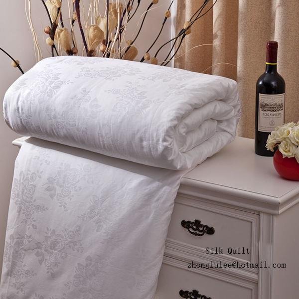 High Quality silk quilk duvet comforter set cotton quilt 2