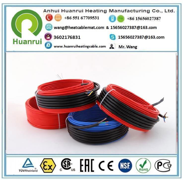 self-regulating heating cable for pipe heat preservation