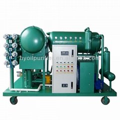Vacuum Turbine oil purifier used Hydraulic oil recycling machine