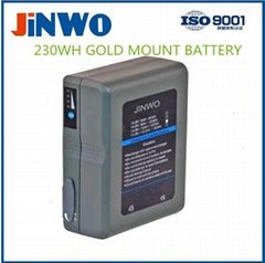GOLD MOUNT LI-ION BATTERY 230WH 14.8V 15.5Ah Broadcasting Video Camera Battery 