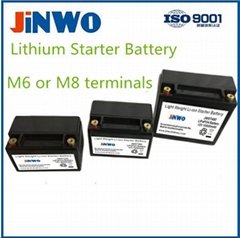 Motorcycle Lithium Ion Starter Battery LiFePO4 Starting Battery