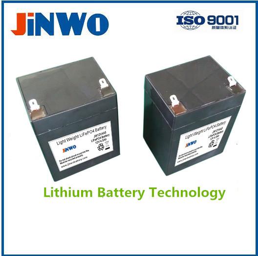 SLA Battery Replacement LiFePO4 Lithium ion Battery 12V 5Ah Alarm Battery