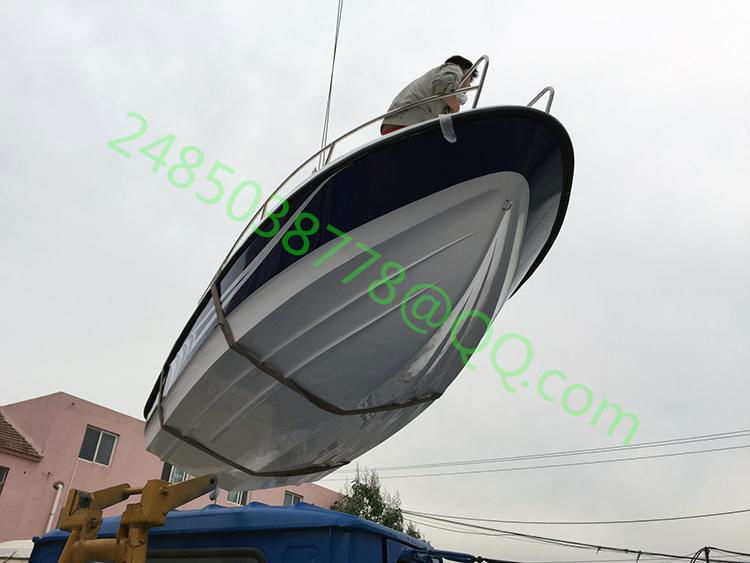 5.8m fiberglass speed boat 5