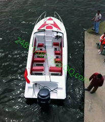 7.3m fiberglass passenger boat