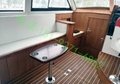 11.2米豪華玻璃鋼游釣艇飛橋快船內外機皆可個性化內飾臥室衛生間