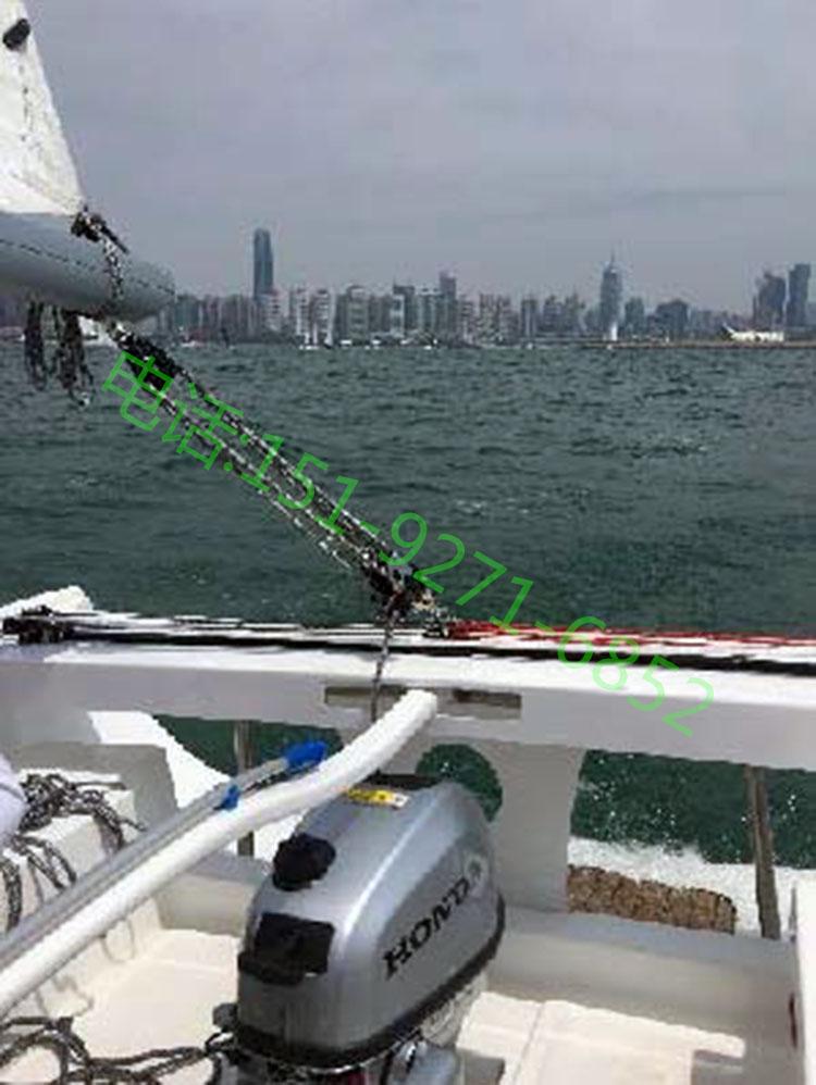 20.5英呎玻璃鋼帆船昇降載龍骨中空導入技術寬敞甲板輕質高強 5