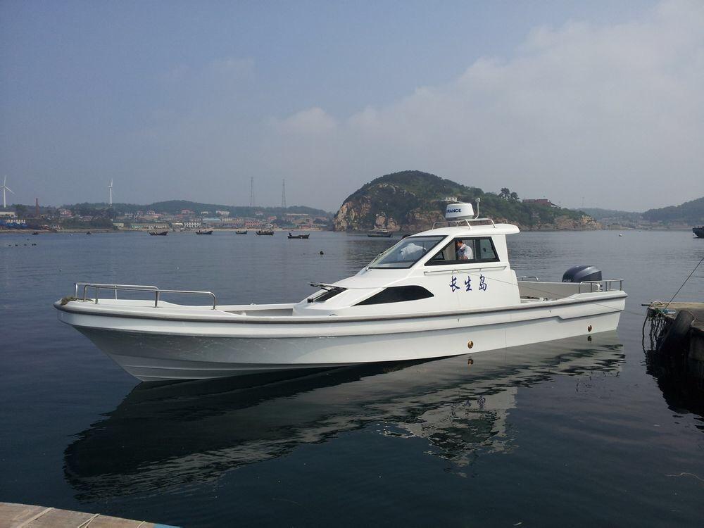 漁尚FFB960F玻璃鋼雙機釣魚休閑艇 漁業廳指定船型載重量大