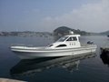 32ft fiberglass fishing boat with twin engines