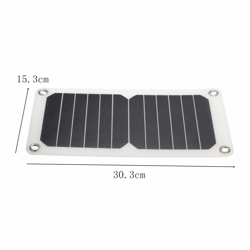 7W 6V Portable Flexible Solar Charger with USB port for Electrical Devices 2