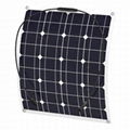 Photovoltaic 50W 18V Semi-Flexible Solar Panel Mono Cell Module Kit for Yacht RV