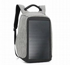 New Fashion 7W 5V Backpack Rucksacks with solar charger