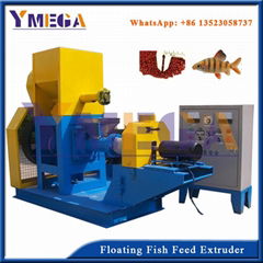 Floating fish feed pellet machine