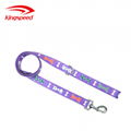 Specialized Patterned Pet Leash Polyester Webbing Sublimation Dog Lead 2