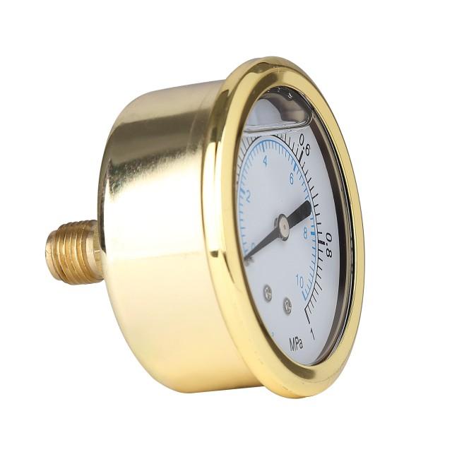 High quality Gold plated oil pressure gauge my1 MY (China