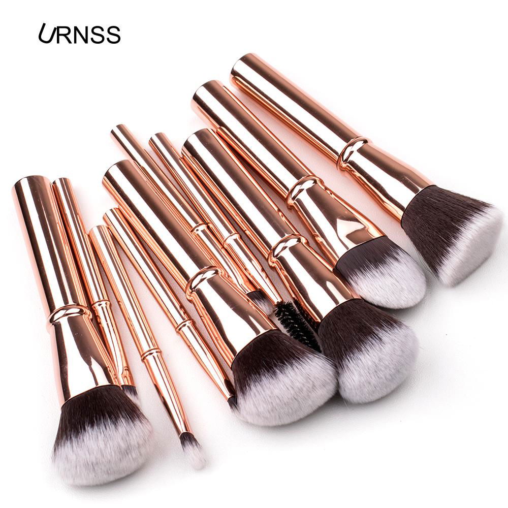 professional 10 pieces Makeup Brushes For Face And Eye Cosmetics