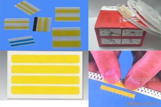 ESD Double SMT Splice Tape Strong Adhesive 8mm Yellow 5mm x 40mm Size Single SMT 2