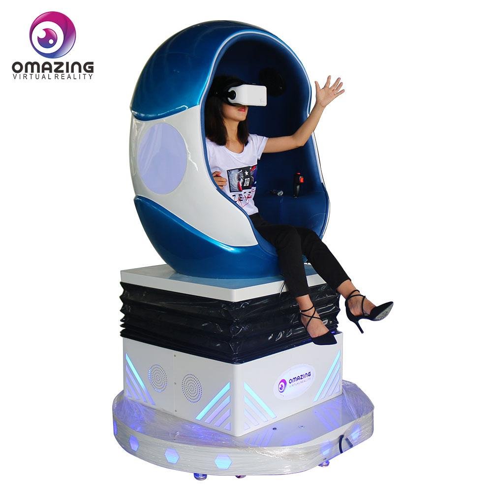 1 seat virtual reality 9d cinema vr game machine 4