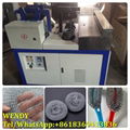 Double needle mesh scourer making machine 1