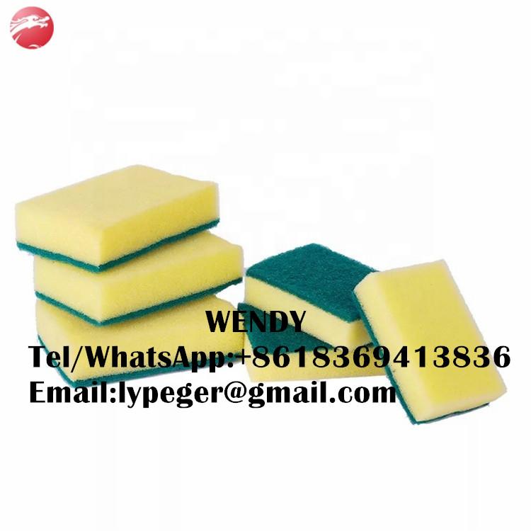 Abrasive nylon scouring pad kitchen polyester scouring pads 2