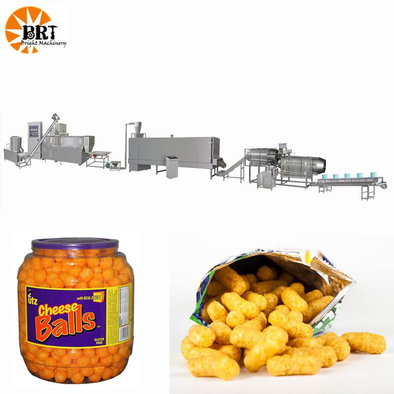 Cheese sticks corn puff snack food machine plant 3