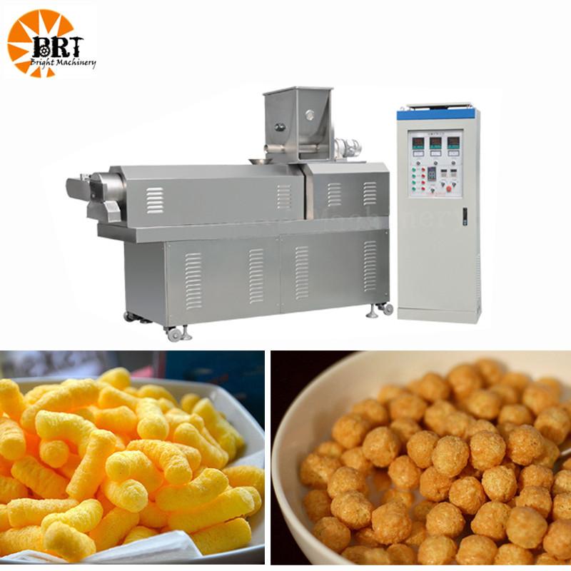 Hot Sale Twin Screw Extruder Puffed Corn Snacks Food Making Machine DSE65 DSE70 BRIGHT