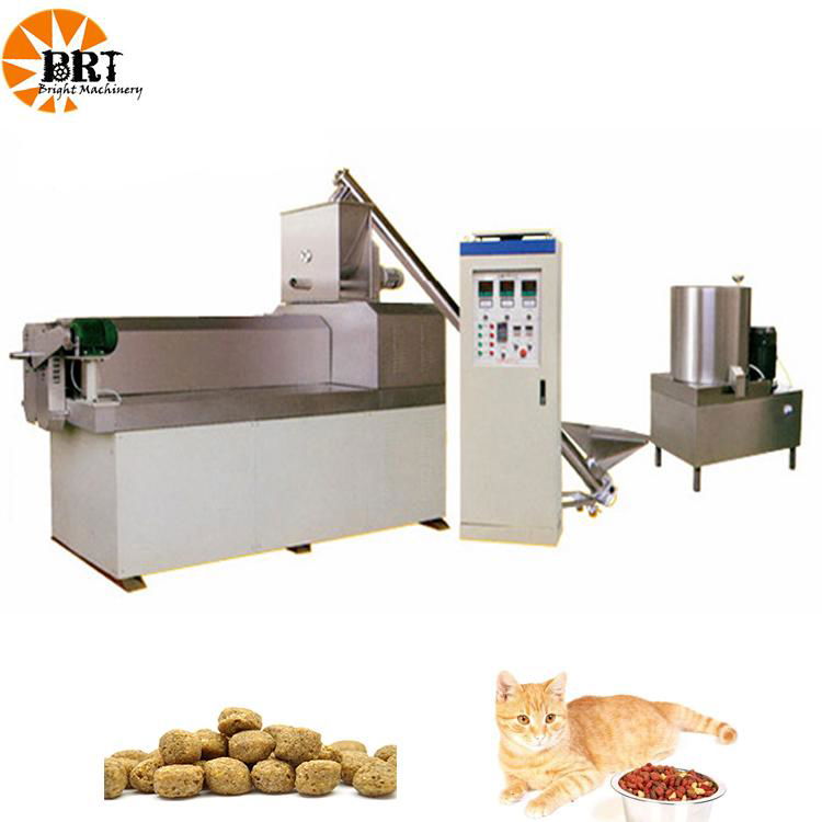 dry animal pet dog food pellet making processing extruder machine pet food produ 3