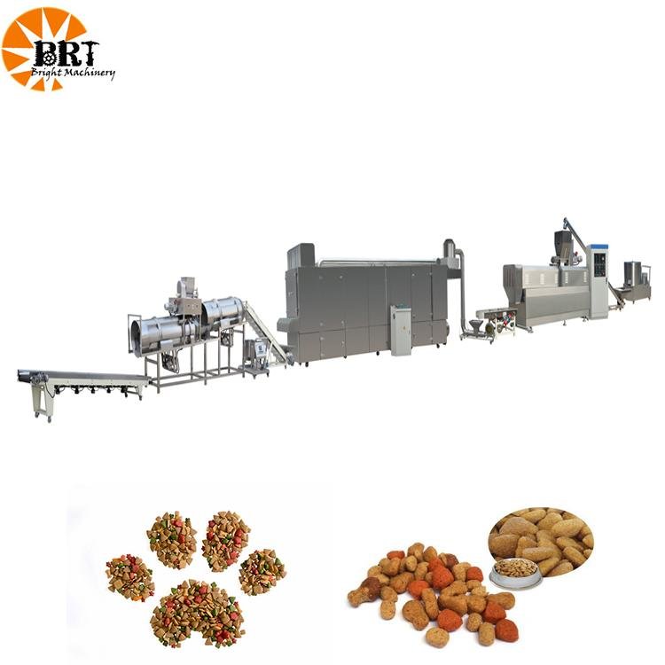 dry animal pet dog food pellet making processing extruder machine pet food produ 5