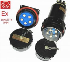 Atex plug and socket