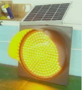 Solar Traffic Warning Lights