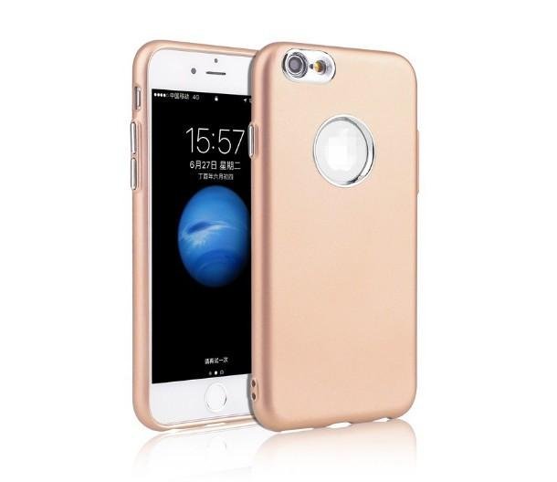 iPhone6金属键喷油TPU电镀按键银底橡胶手感超薄仿原手机壳 3