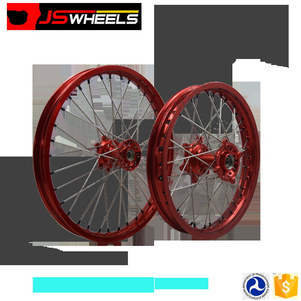 2002-2018 CRF 250 450 R Dirt Bike Motocross Aluminum Alloy Wheels 21x1.6 19x2.15 5