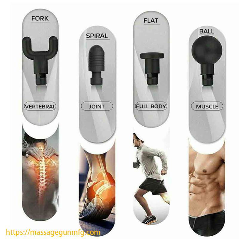 Deep Tissue Massager Hand Held Vibration Massage Device for Muscle Pain Soreness 2