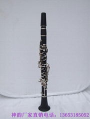神韻廠家批發17鍵硬質膠木管體單簧管