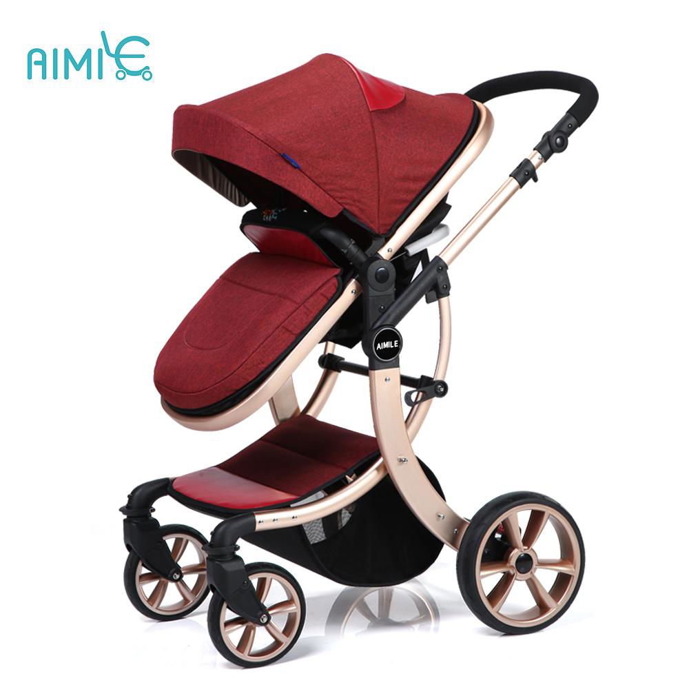 Baby Pushchairs Lightweight High-end High Landscape Pram