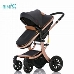 2018 Hot sale Newest Baby doll stroller Leather