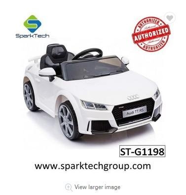 New Display Dashboard Openable Doors AUDI TTRS Licensed 12V Kids Electric Car 4
