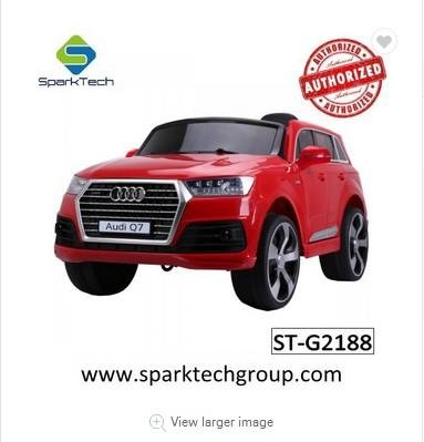 Licensed AUDI Q7 12V Remote Control Electric Toy Kids Ride On Cars For Kids