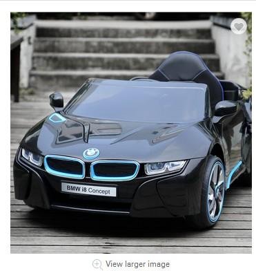 Hot Selling Best Quality BMW I8 Licensed bmw ride on car big toys for kids baby  5