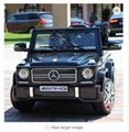 Hot selling licensed Mercedes G wagon ride on toys electric ride on cars kids to 2
