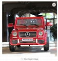 Hot selling licensed Mercedes G wagon ride on toys electric ride on cars kids to 4