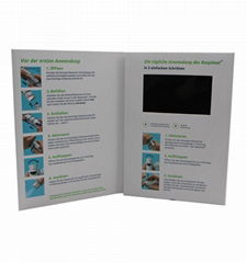 China OEM TFT Screen DIY Customized Video Business Brochure for advertising