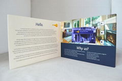 ETG OEM Most Thinnest A4 Promotional Video Invitation Cards