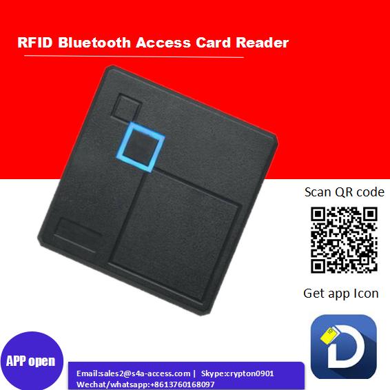 RFID Bluetooth Access Card Reader 125khz BT86 S4A Access (China