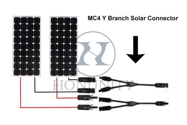 Honunity Technology Y Type Mc4  Connector for solar cable