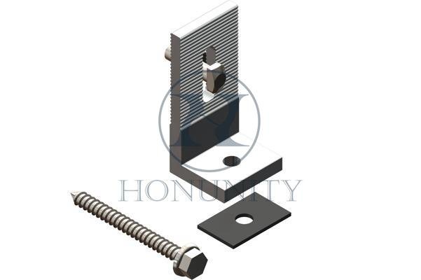 Honunity Technology Stainless L Feet Hook for Solar Rooftop Installation
